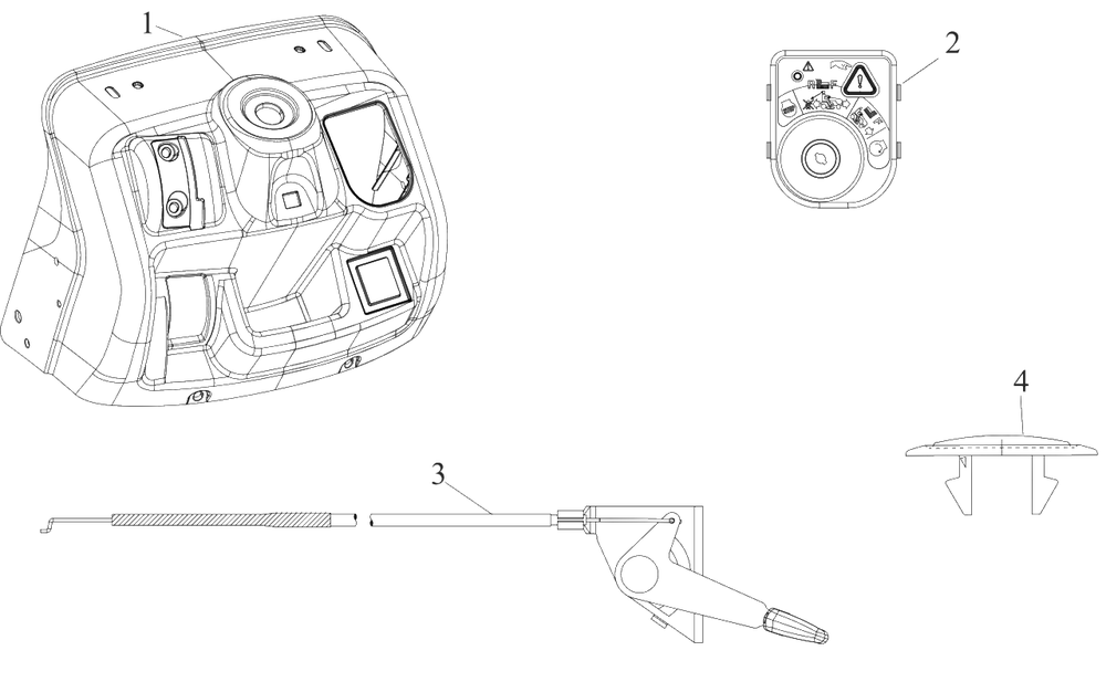 Dash-Upper Diagram and Parts List for 13BB77SS345 2023 Yard Machines Lawn Tractor
